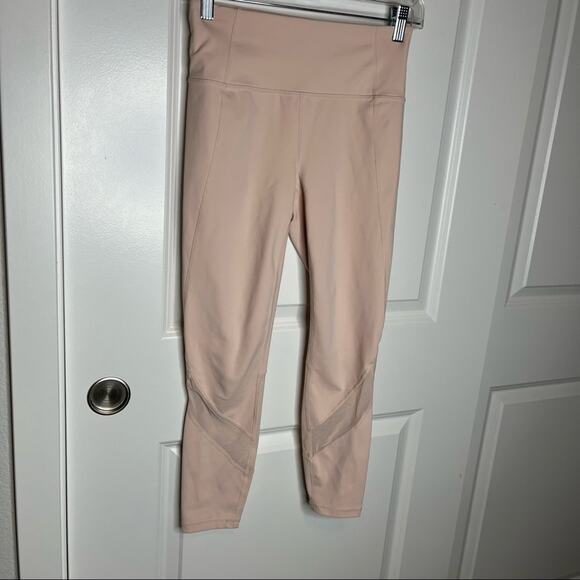 Athleta Eclipse 7/8 Mesh Tight Ballerina Gown Pink Size Small - Picture 2 of 9